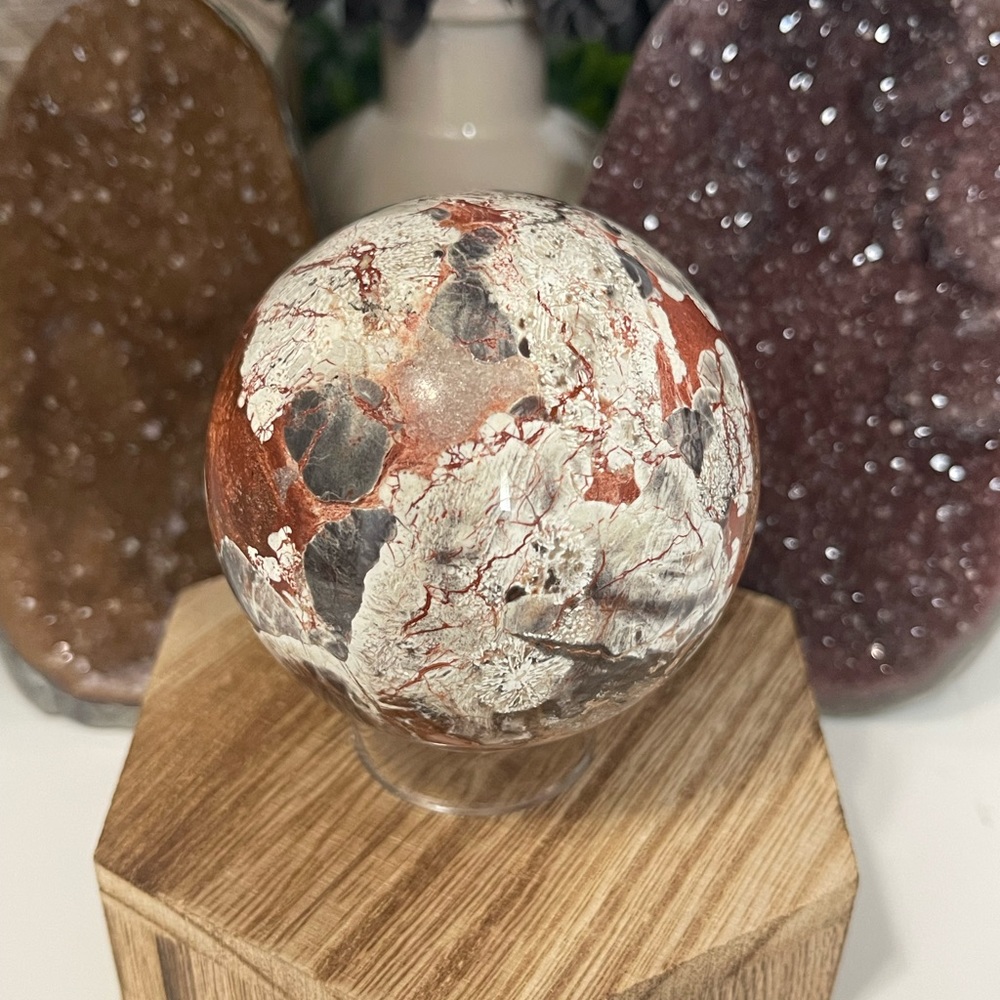 Money Agate Sphere 58mm